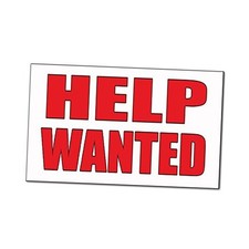 Help Wanted Auto Body Shop Car Repair Car Door Magnet Sign Set of 2 12x9 Inches