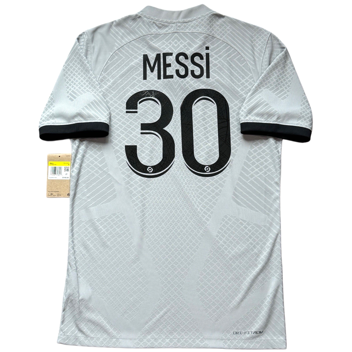 2022/23 PSG Authentic Away Jersey #30 Messi Small Jordan Player