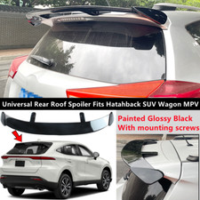 Universal Gloss Black Rear Roof Spoiler Wing Fit For Toyota Venza 2021-2023