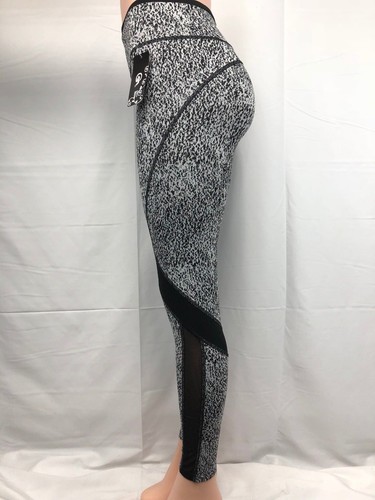 Leggings para mujer yoga gimnasio gris y blanco color gris #2366 - Imagen 19 de 24