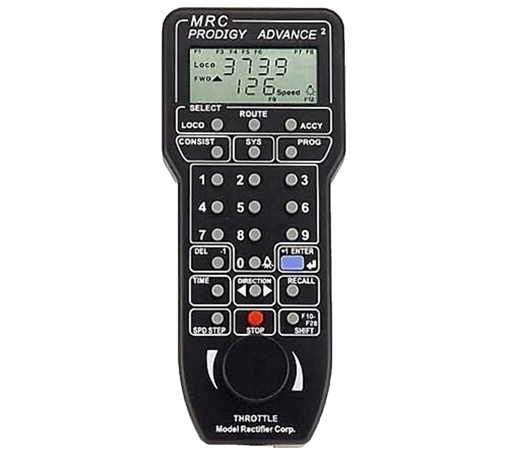 Control digital para modelismo ferroviario vintageless MRC dispositivos