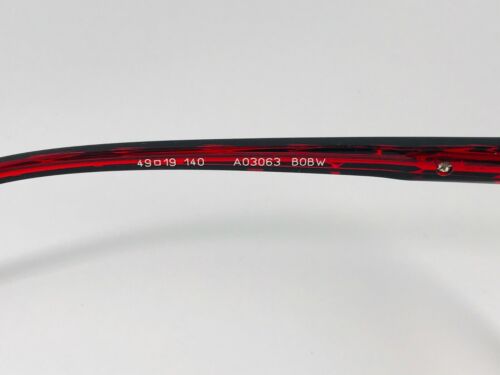 Alain Mikli Eyeglasses A03063 B0BW Black Red Diamond 49-19-140 NIB - Picture 5 of 5