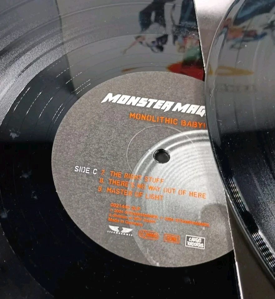 MONSTER MAGNET Monolithic Baby 2 x LP ORG GERMANY 2004 STEAMHAMMER 1ST PRESS Foto 2 de 4