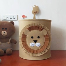 Lion Kids Babies Laundry Toys Storage Basket Hamper Standing Bedroom Household