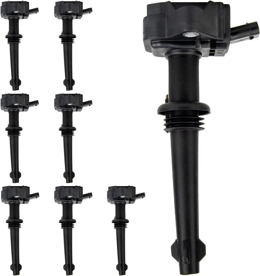 8x Bobina de encendido y 8x Bujía Champion para Land Rover Range Rover Jaguar XFR Foto 2 de 4