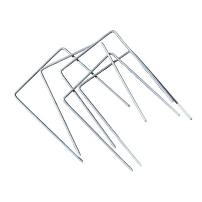 Sandbaggy Extra Wide Landscape Staples (6'' W x 8'' L) - 7 Gauge Galvanized Steel