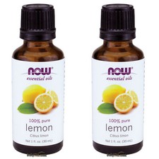 2 x NOW Lemon Oil 1 fl oz Aromatherapy