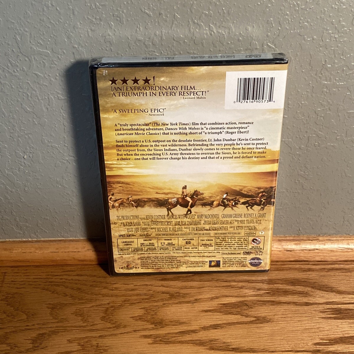 Dances with Wolves DVD, Brand New, Kevin Costner, Mary McDonnell