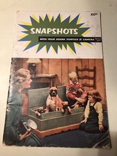 Vtg . Kodak snapshots: With your Kodak Duaflex II Camera booklet dated 1953