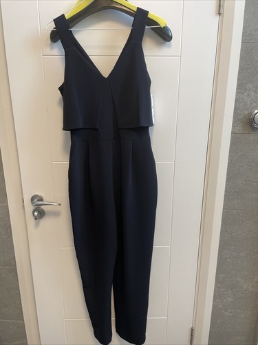 Combinaison ZARA AW16 Navy Blue - Boutons Dorés - Taille S (UK 8) - Neuf Avec étiquettes