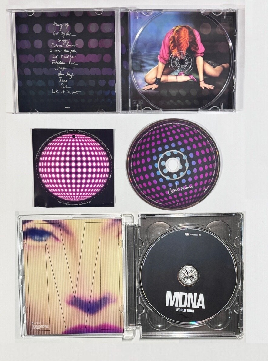 セール❗マドンナMDNA・The Confessions TourDVD+CD他 Madonna Confessions On A Dance Floor Promo + MDNA World Tour DVD +