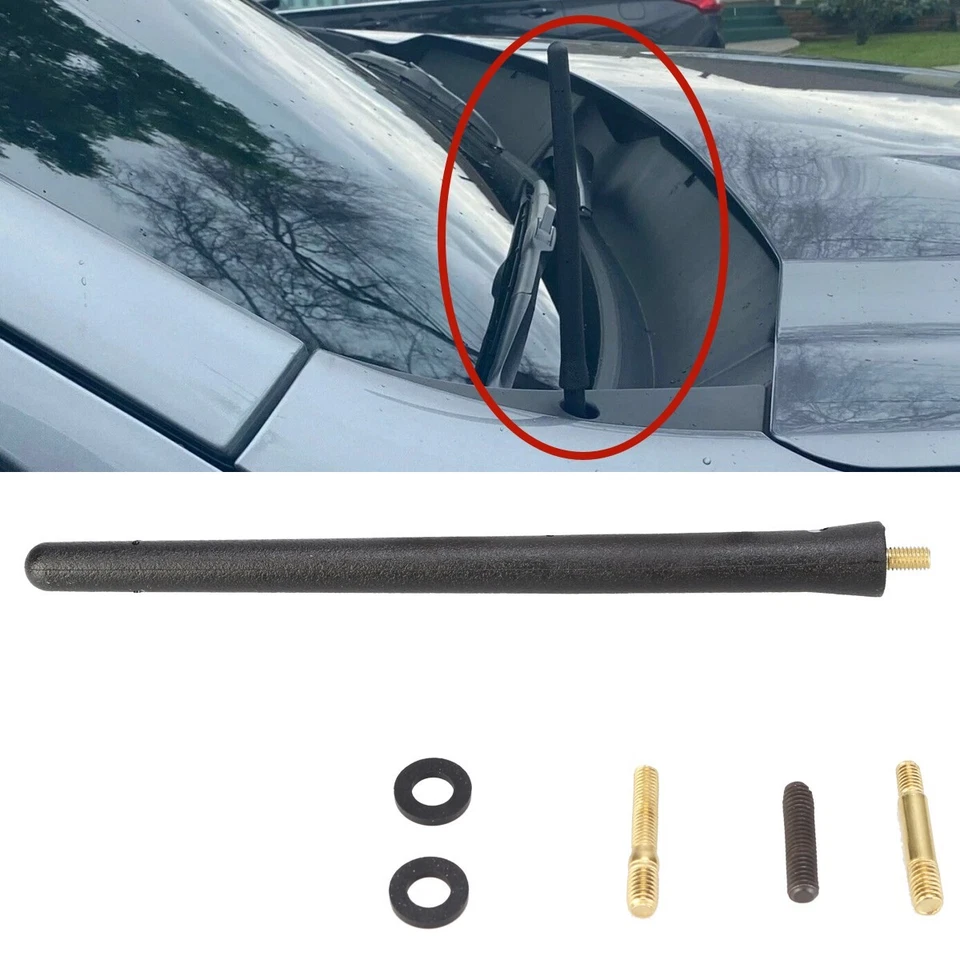 Radio mástil antena AM/FM negro 6,75" para Chevrolet Suburban 1500 2500 3500 04-19 Foto 2 de 4