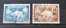 Timbres Groenland oblitérés bonnes valeurs lot 4