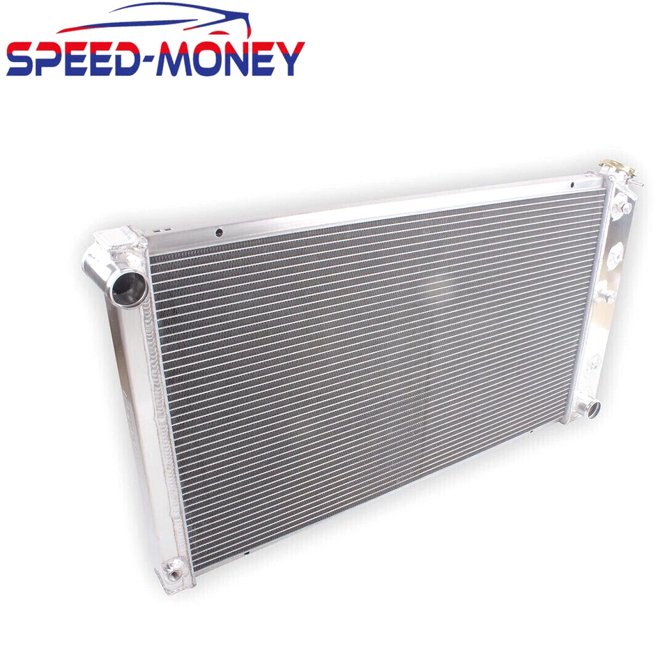 3-Row Aluminum Radiator For 1965-1974 Cadillac DeVille Calais Cutlass 1968 1973 Foto 3 de 4