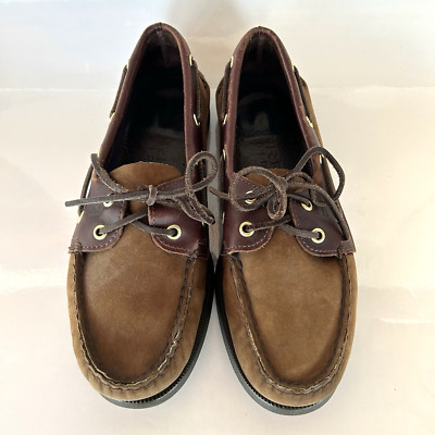 Sperry Top Sider Mens Size 8 M Casual Boat Shoes Brown  display picture 3