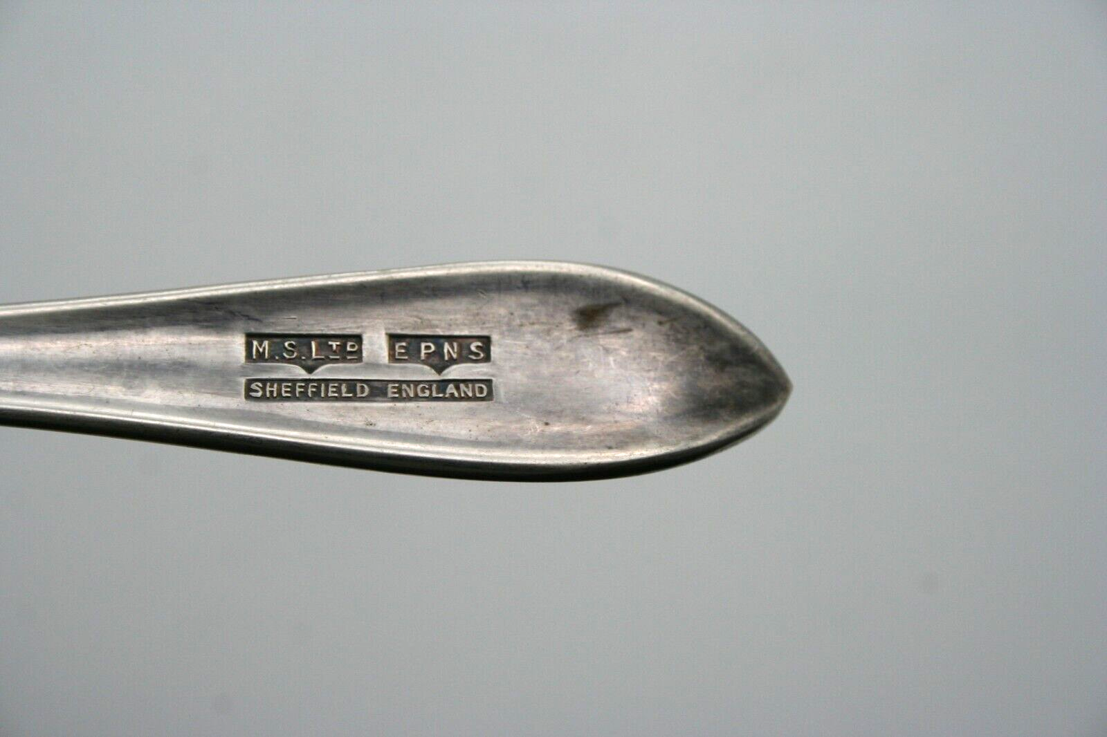 M.S. Ltd. Sheffield England Loxley EPNS Silverplate Pastry Server Fork