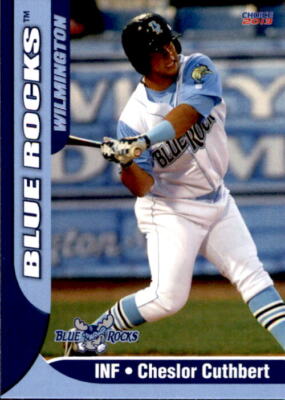 2013 Wilmington Blue Rocks Choice 10 Cheslor Cuthbert Corn Island Nicaragua Card