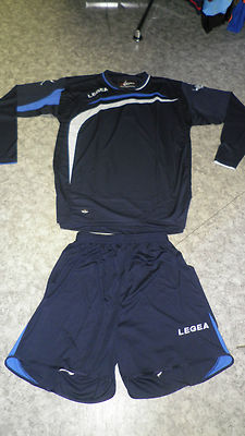 AKTION !!!  Langarmtrikot-Set TRONDHEIM  v. Legea, d'blau/azur   M