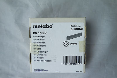 Metabo Satz = 10.000 Pinnägel PN 15 NK