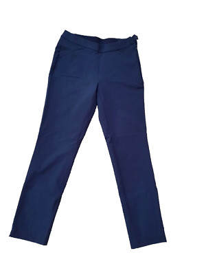 Peter Millar klassische Golfhose Damen G. 4 wie 36 Blau seitlicher Reißverschlus