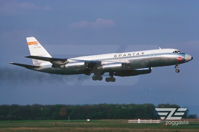 Aircraft Photo 4 x 6 EC-BQQ Convair 990 Spantax, 1970s