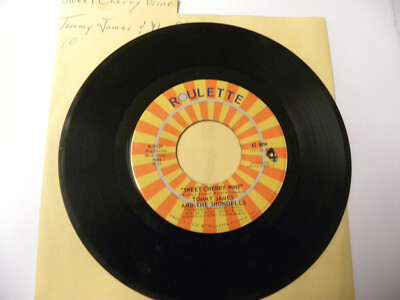 45 Sweet Cherry Wine,Tommy James & the Shondells,Near Mint