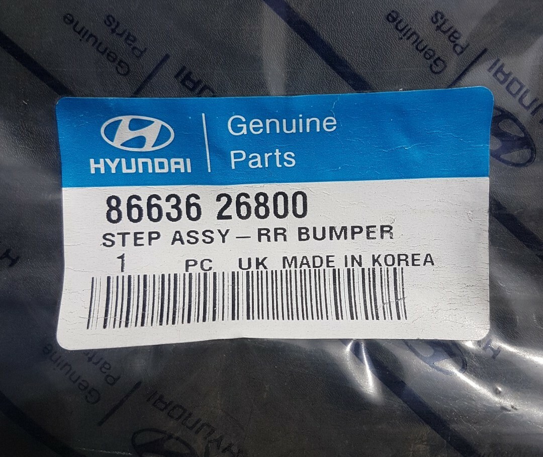 HYUNDAI GENUINE PART 86636 26800 STEP ASSY -RR BUMPER | eBay UK