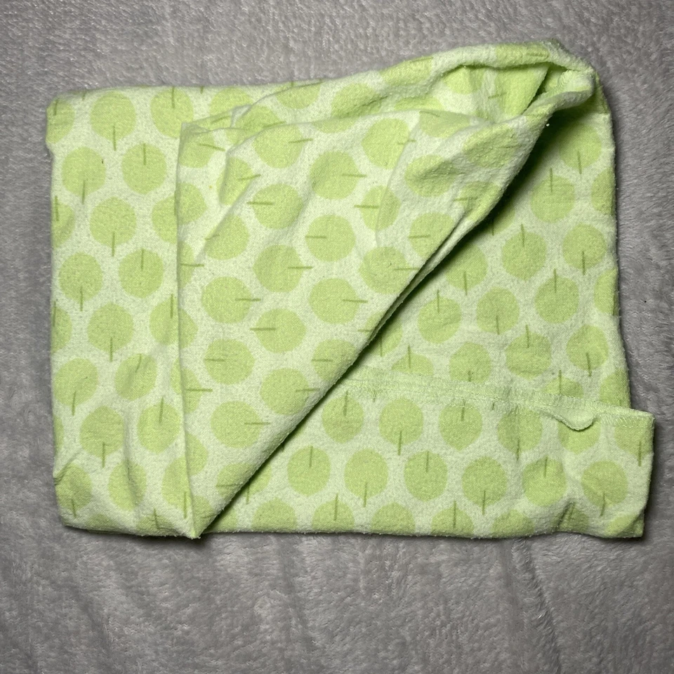 Cobertor de bebê Carters apenas um ano bordado girafa sapo árvore verde flanela - Imagem 2 de 4