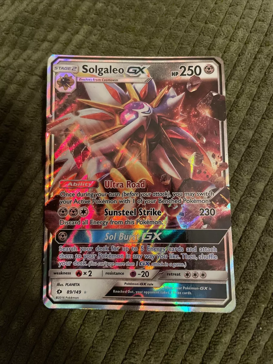  Solgaleo GX - 89/149 - Ultra Rare : Toys & Games