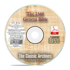 The 1560 Geneva Bible, Vintage Breeches Bible...