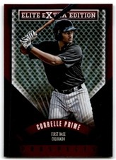 2015 PANINI ELITE EXTRA EDITION CORRELLE PRIME COLORADO ROCKIES #158