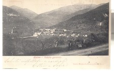 cartolina Laino CO  veduta generale viaggiata 1904 ottima 