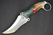 Busse Custom Triceratops .21" Flat Saber Satin INFI, Full Maple Wood/Acrylic
