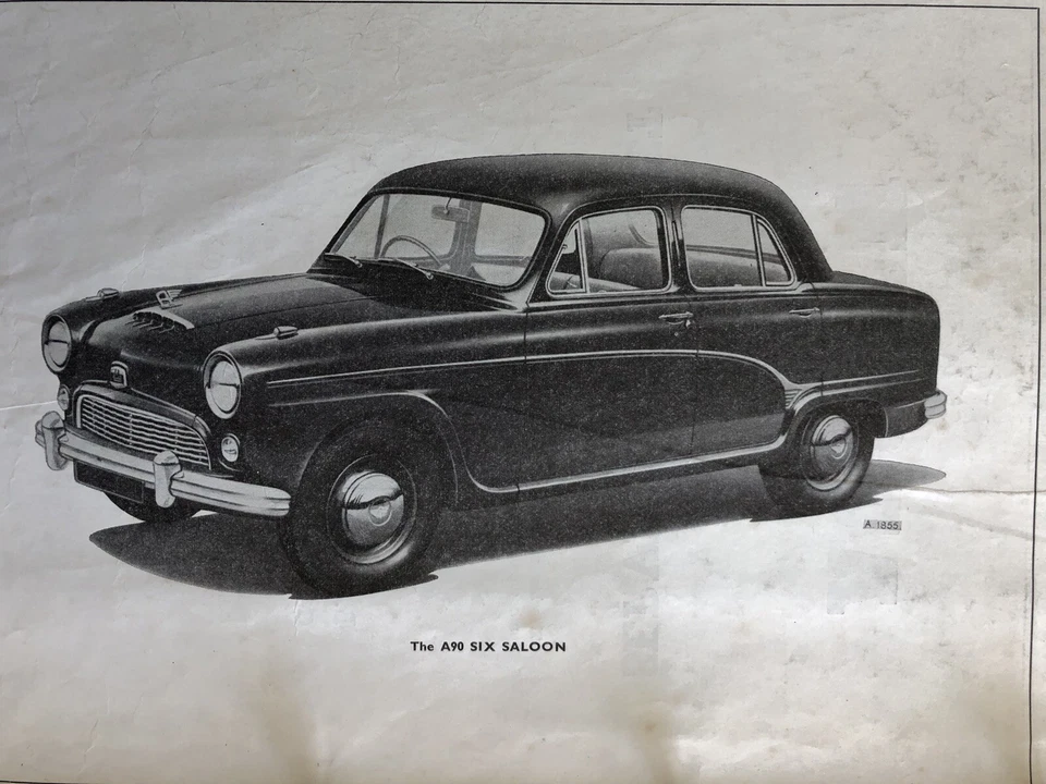 Austin A90 Six BMC Factory Service Part List Manual Original Rare - Image 3 of 4