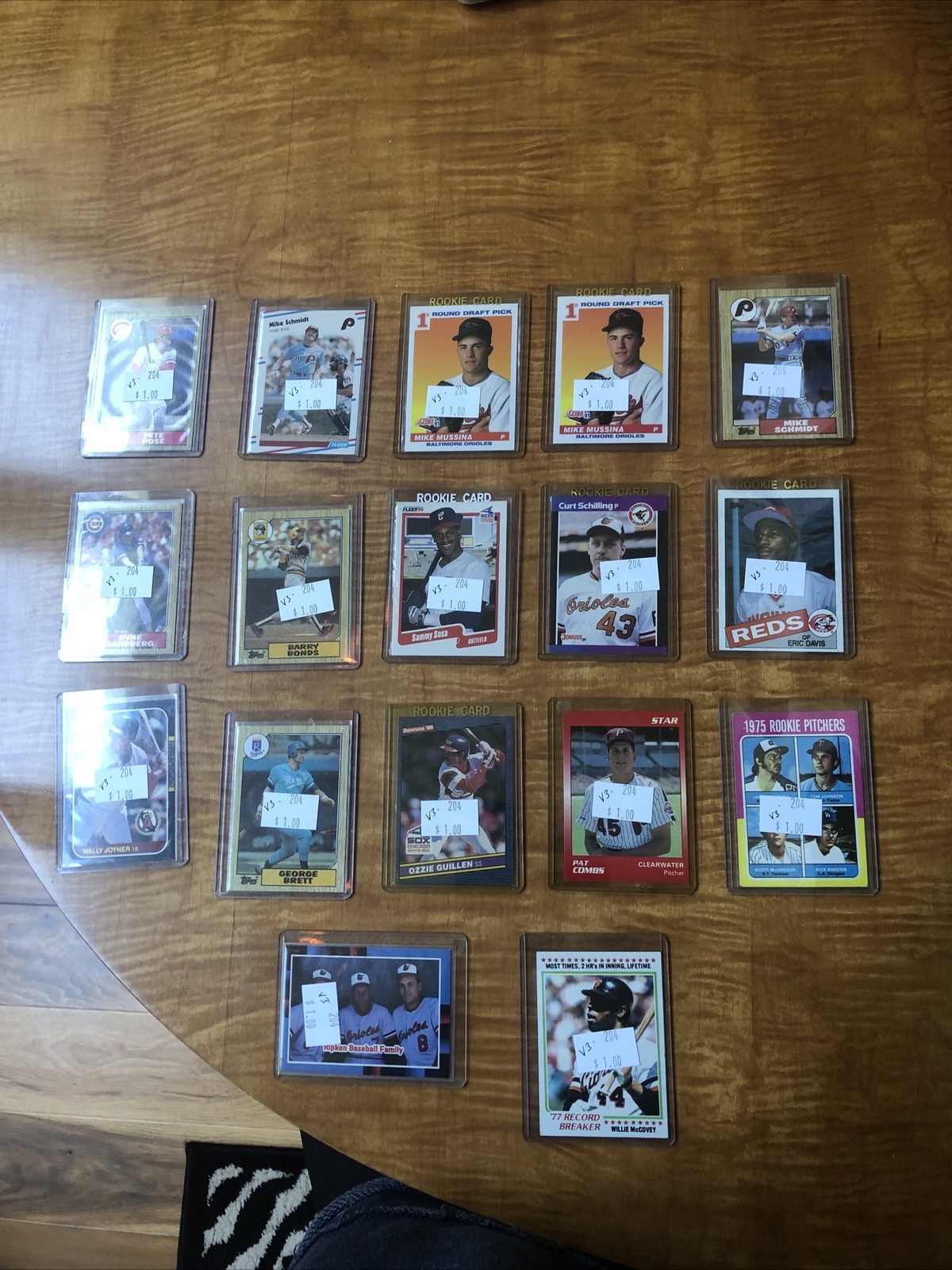 Lot Of Ungraded Baseball Cards Barry bonds And mike Schmidt eBay