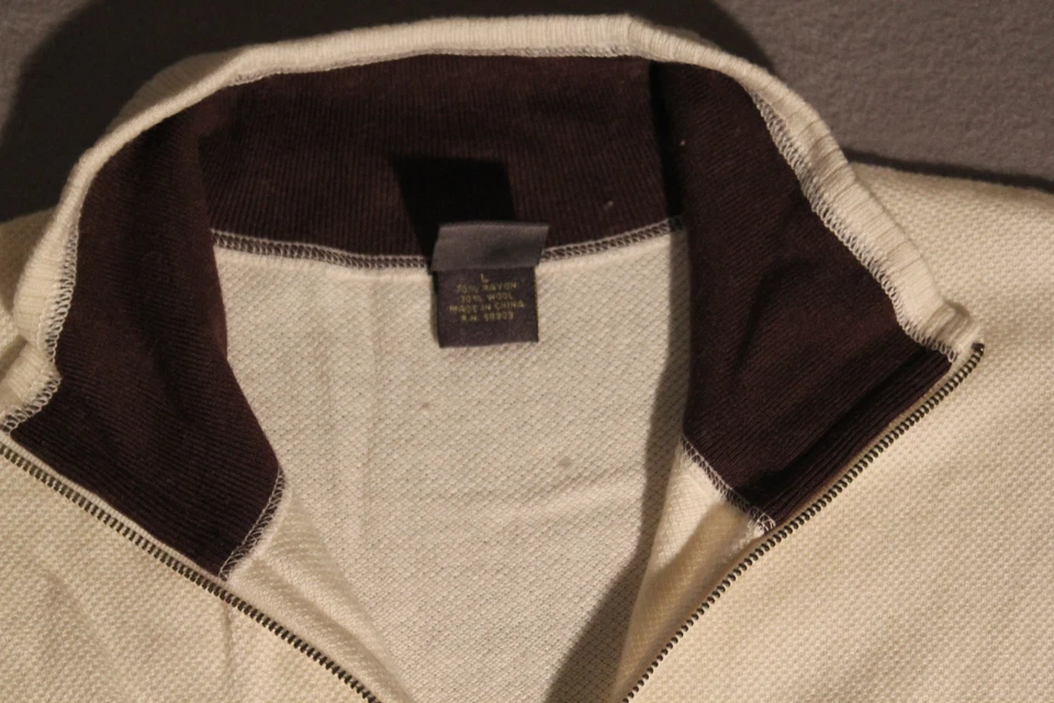 AIGLE Mens New $110 Wool Blend Lightweight Pullover Sweater Shirt L Large NWT - Image 4 of 4