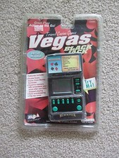 New 1998 Mga Entertainment Vegas Blackjack Handheld Game Flip Top Cover Free Sh