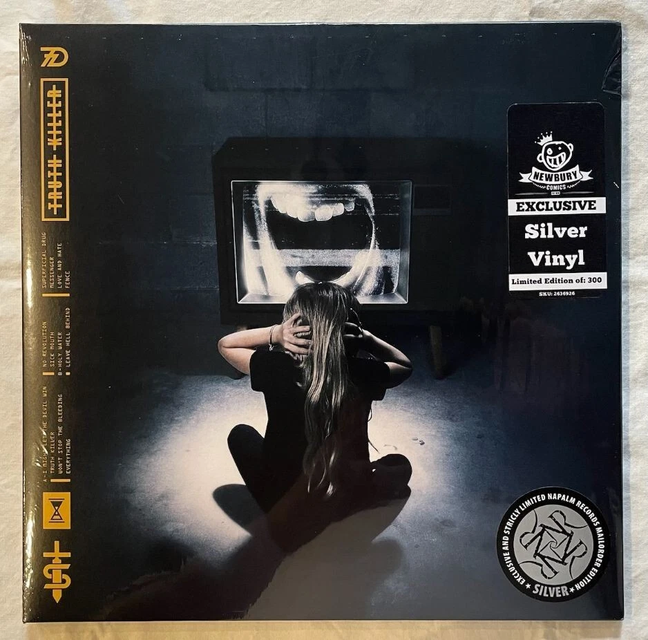 Sevendust - Truth Killer (Silver Vinyl / Flat Signed by all 5 band members) Foto 2 de 4