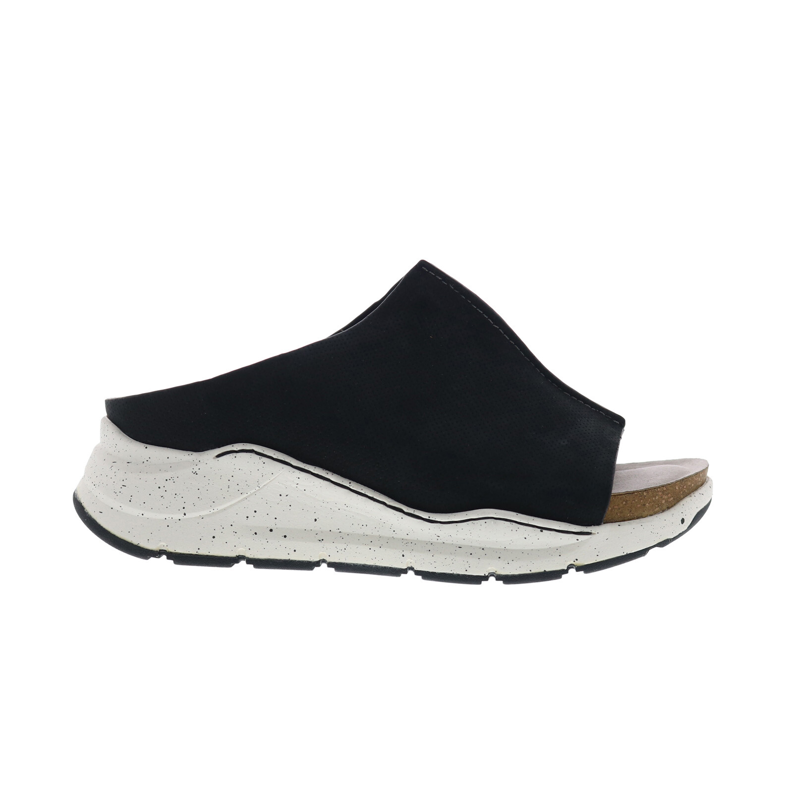 Женские черные кожаные босоножки на танкетке без застежки Bionica Oceana BI0025601 13790₽