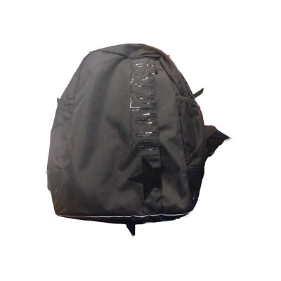 Converse Speed Backpack Black with Black Lettering Unisex Travel School  Bag