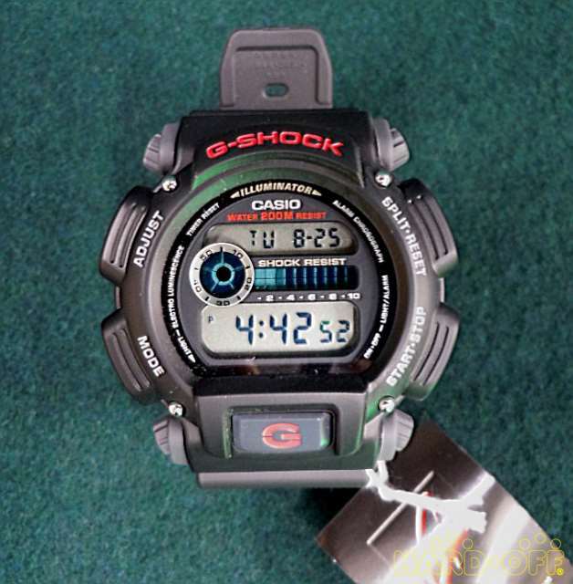Casio G Shock Casio Men S Digital Black And Grey Resin Strap G Shock Watch Dw9052 1v Walmart Com Walmart Com