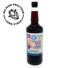 Hypothermias BLACKBERRY Flavor Syrup 🍧 Snow Cone machine Shaved Ice Syrup QUART