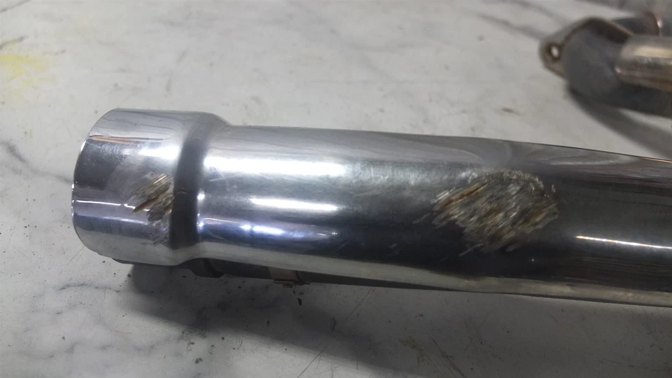 00 Polaris Victory V92C V92 V 92 C Rear Back Muffler Exhaust Header Pipe - Image 2 of 4