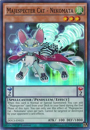 Majespecter Cat - Nekomata - DOCS-EN025 - Super Rare 1st Edition NM - Picture 1 of 1
