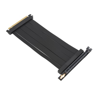 PCIE4.0 X16 Riser Cable 7.9in Length Right Angle High Speed Vertical Mount P New
