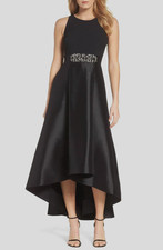 *211 Eliza J Crystal Embellishment Sleeveless Hi Low Dress  Sz 6