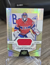2016-17 Trilogy Rookie Premieres Level 1 Charlie Lindgren RC PATCH CANADIENS