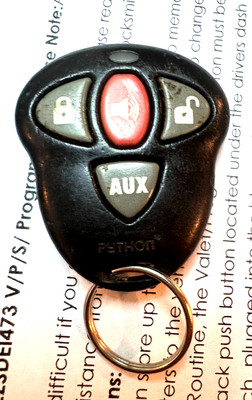 Python DEI EZSDEI474P Keyless Remote keyfob car starter 474P Green LED control