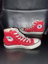 Converse Chuck Taylor All Star Red Hi-Tops Women  s Size 7.5 Men  s 5.5 M9621