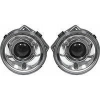 Scheinwerfer Passend FüR Set W463 Baujahr 89-06 Klarglas/Chrom